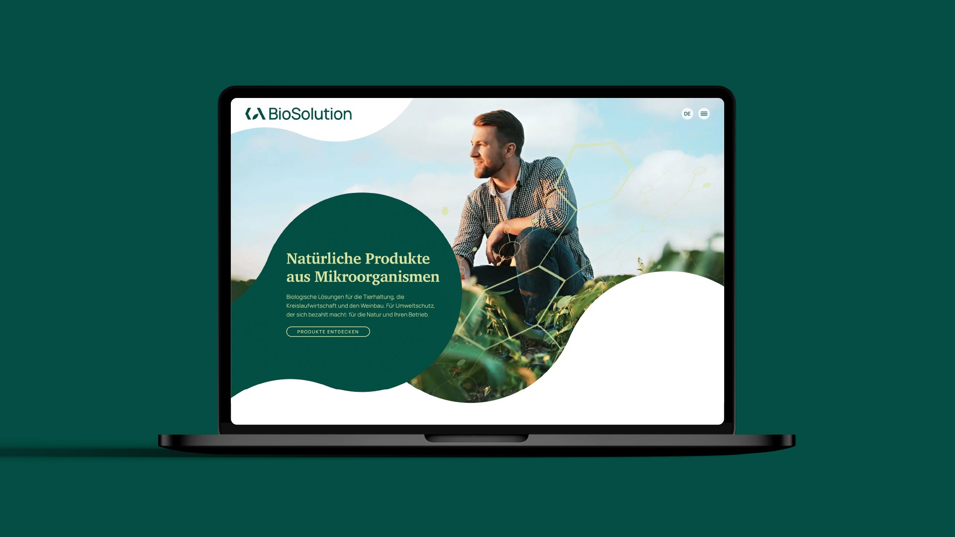 Brand Design KA BioSolution – Website, Schöpferei