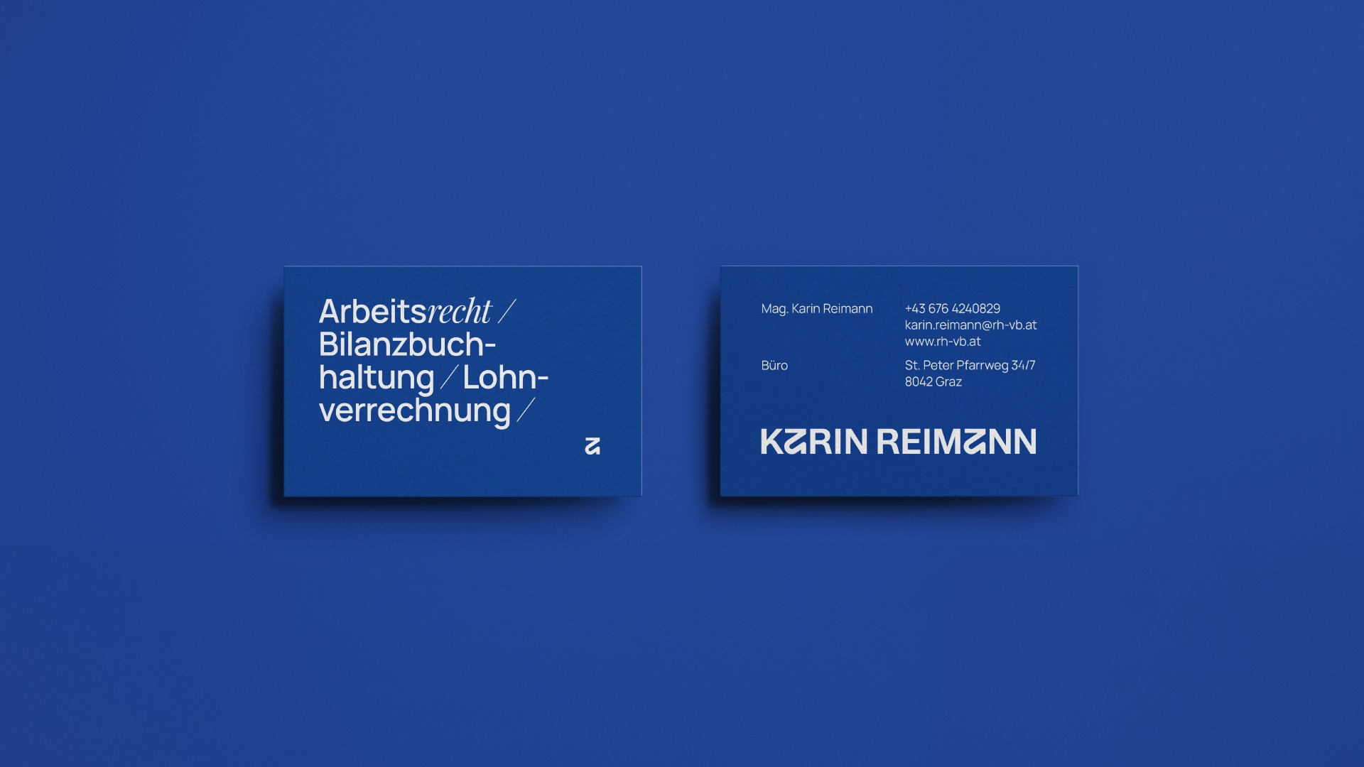 Brand Design Karin Reimann – Visitenkarten, Schöpferei